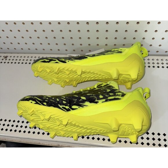 Adidas AdiZero 12.0 Poison Mens Football Cleats Size 11.5 Neon Green Black - Picture 6 of 9